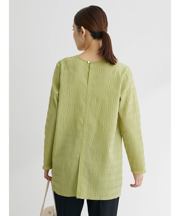 Green Parks ワッシャーデザインブラウス Green