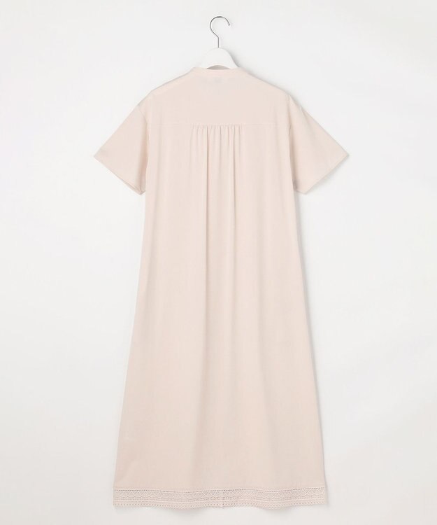 J.PRESS LADIES L 【WEB限定】プレーティングジャージー ワンピース グレージュ系