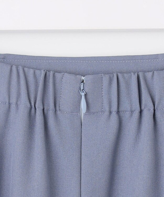 ANY SIS L 【AIコラボ】サイドボタンフレア スカート ライトブルー