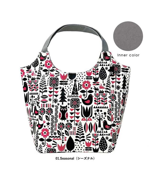 ROOTOTE 1309【ラミネート加工】EU.ラウンド.クレール-D 01：シーズナル