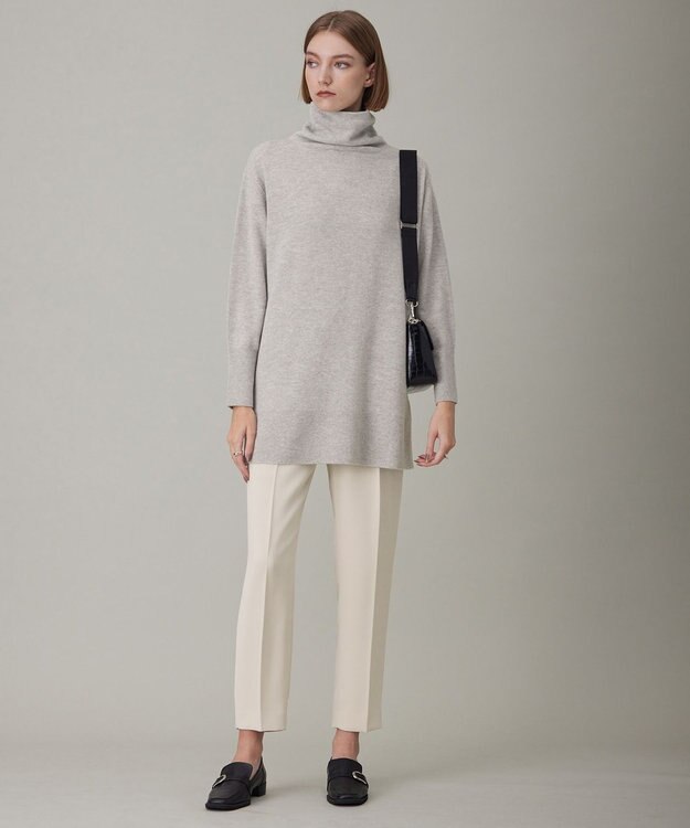 ICB 【洗える】 ライトダブルクロス ドロストパンツ トープ系