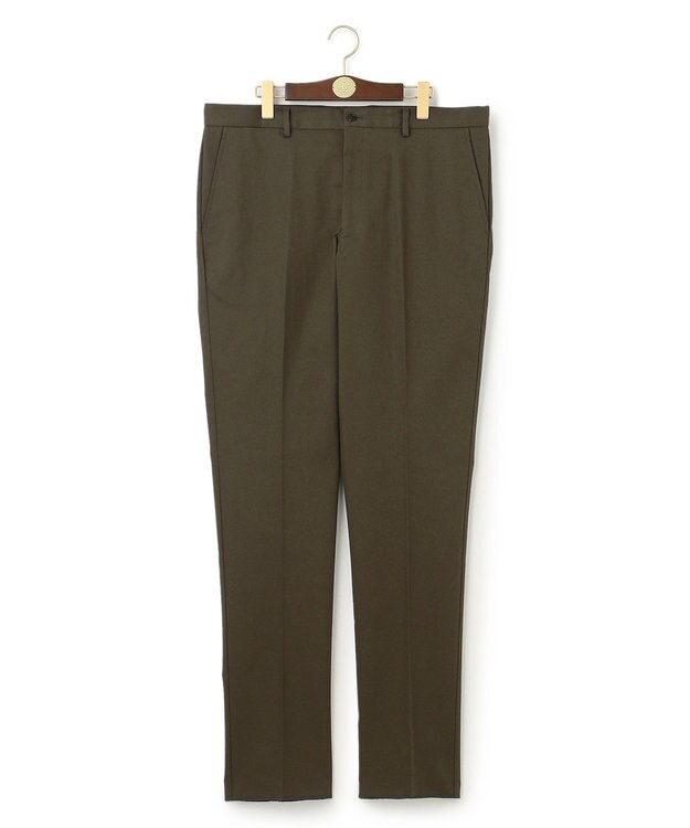 J.PRESS MEN 【KING SIZE】ピースダイ トリコチンストレッチパンツ カーキ系