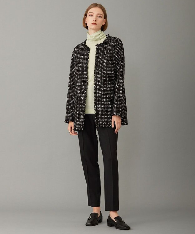 ICB 【洗える】 スムージータートル ニット ヘイズグリーン系