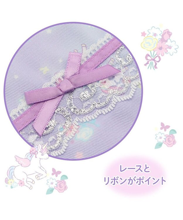 Mother garden マザーガーデン ユニコーン コップ巾着 《フラワー柄》 フラワー柄