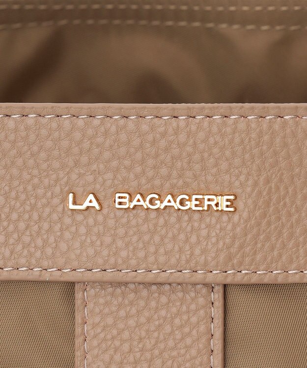 LA BAGAGERIE コンビ2WAYトートバッグ MEDIUM ベージュ