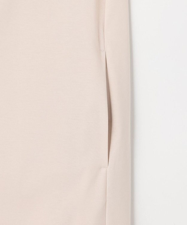 J.PRESS LADIES L 【WEB限定】プレーティングジャージー ワンピース グレージュ系