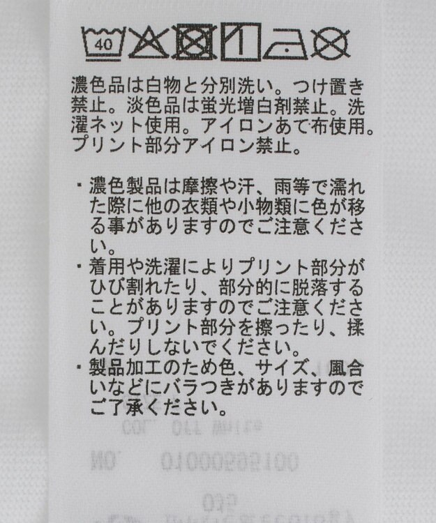 earth music&ecology Ｐｌｕｔｏ／プリントビッグＴＥＥ Off White