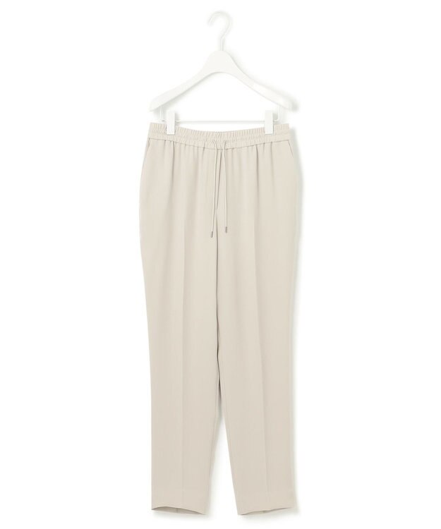 ICB 【洗える】ライトダブルクロス ドロストパンツ トープ系