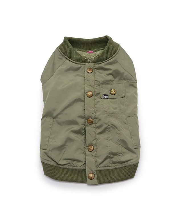 PET PARADISE Lee ライダースブルゾン 小型犬 カーキ