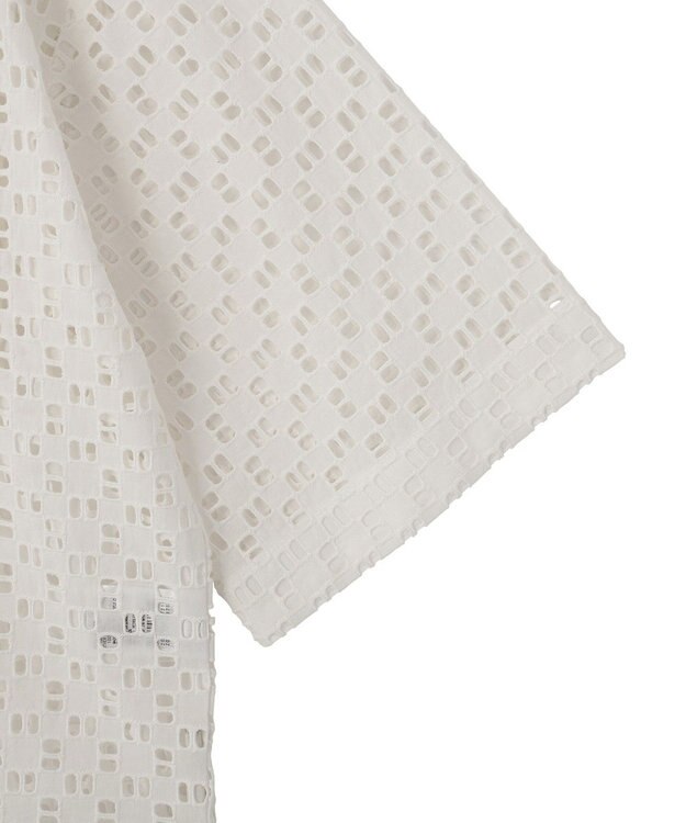 AMERICAN HOLIC 刺繍ショート半袖シャツ Off White