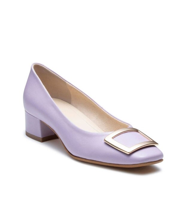 REGAL FOOT COMMUNITY 【リーガルレディース】F89Q バックル付きスクエアパンプス パンプス ラベンダー