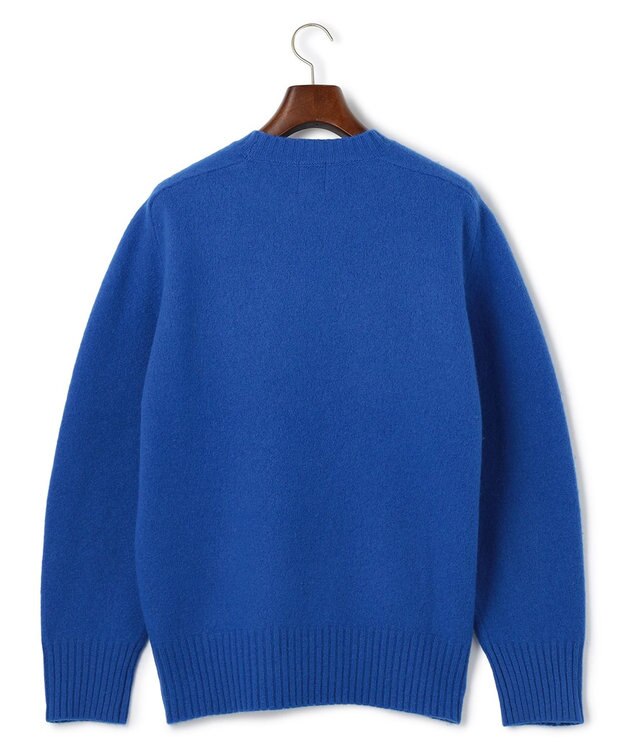 J.PRESS MEN 【J.PRESS ORIGINALS】【UNISEX】Shaggy Saddle Crew Neck Sweater ブルー系