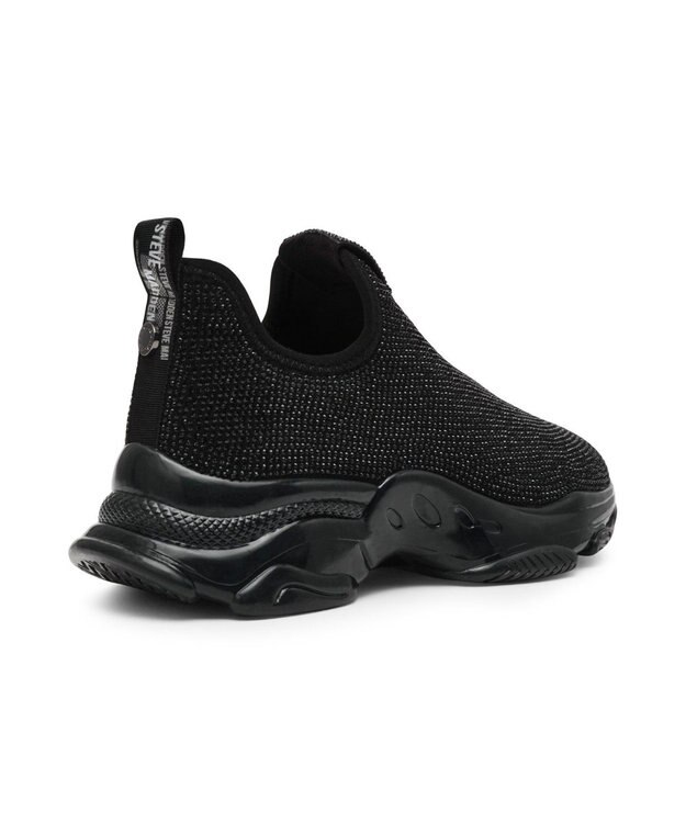 STEVE MADDEN MYTHICAL グリッタースリッポンスニーカー ブラックブラック