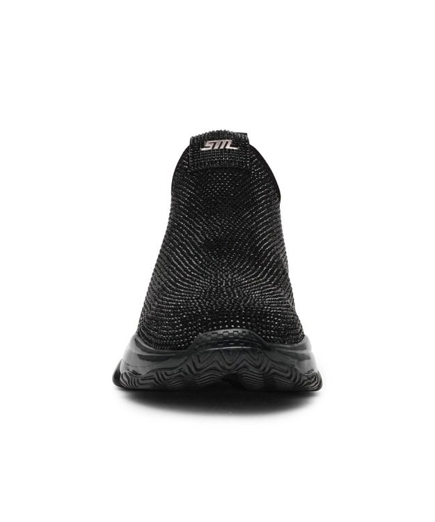 STEVE MADDEN MYTHICAL グリッタースリッポンスニーカー ブラックブラック