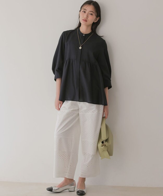 組曲 【先行予約】エンブロイダリーレース パンツ ホワイト系