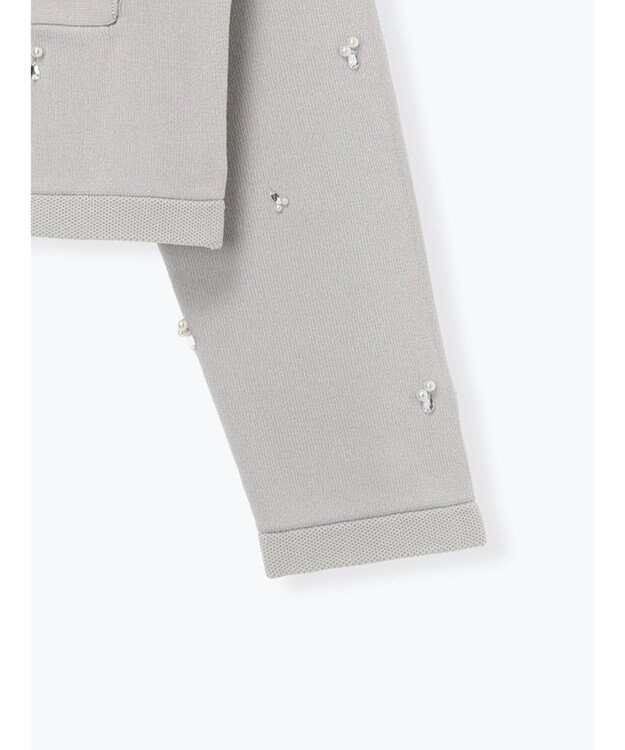 Te chichi パールビジューニットライトジャケット《2026 spring catalog item》 Ｓグレー