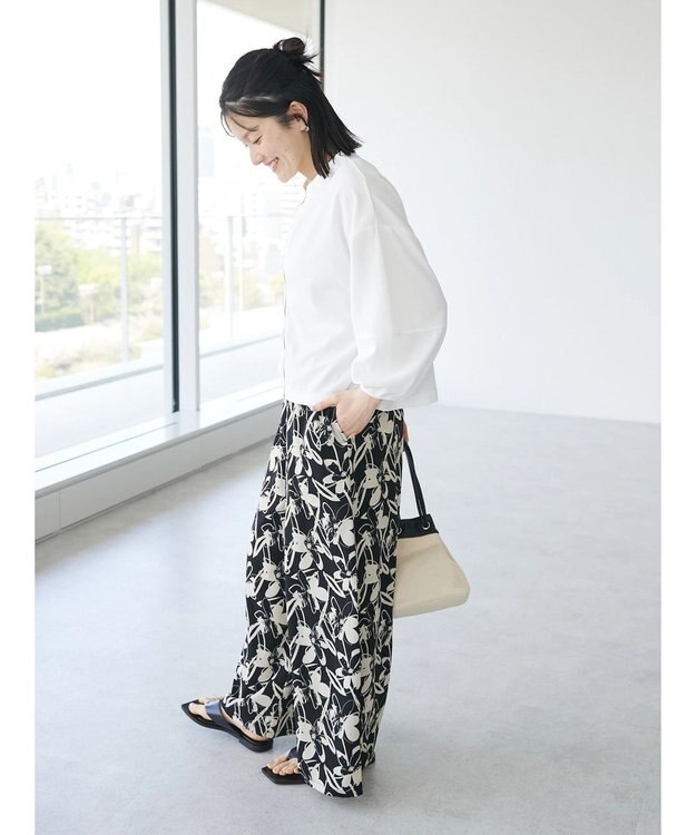 CRAFT STANDARD BOUTIQUE ランタン袖カーディガン Off White