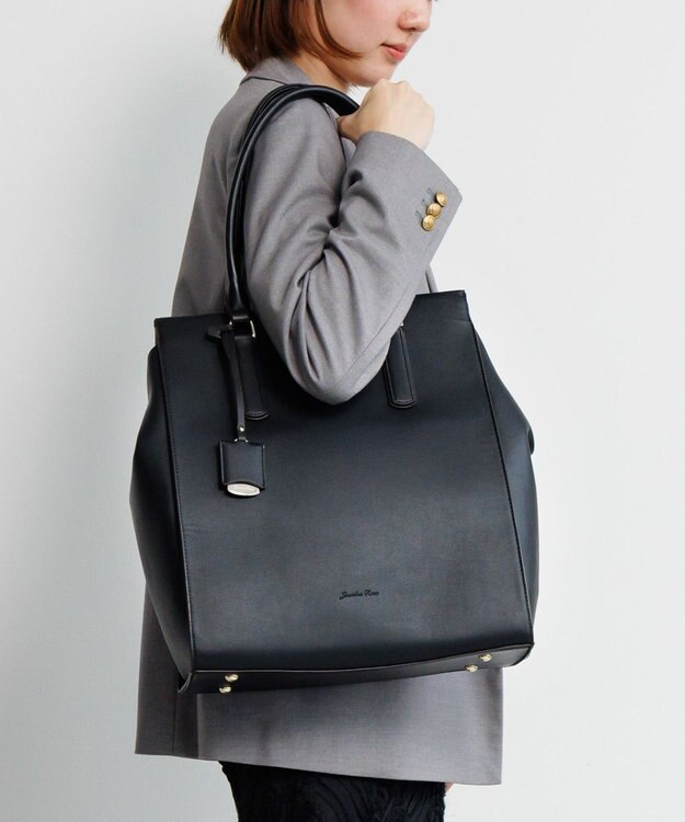 ACE BAGS & LUGGAGE 【PCケース付・A4収納】【雑誌掲載】Jewelna Rose OLバッグ エト トートバッグ 縦型 11932 ジュエルナローズ 通勤 ブラック