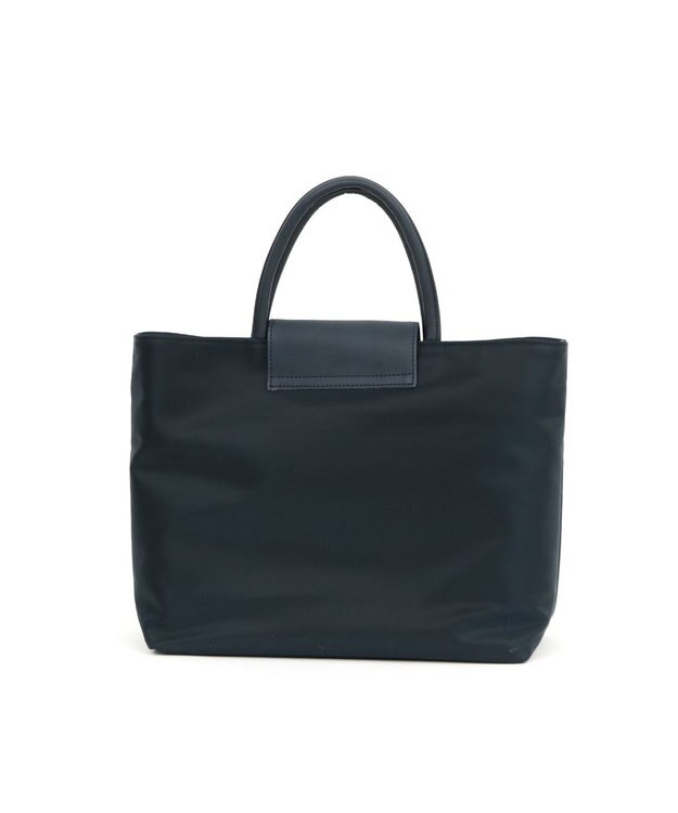 UNBILLION VERYコラボ　ペルケ perche / 牛革フラップナイロントートバッグ ネイビー