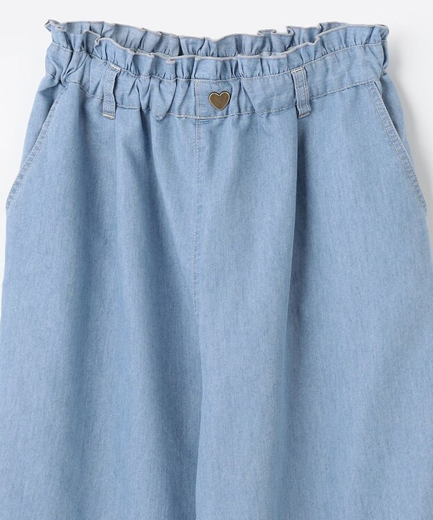 ANY KIDS デニム ワイド パンツ ブルー