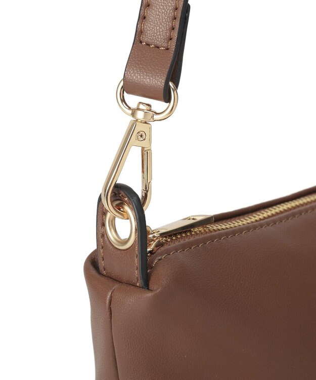 YECCA VECCA ポーチインショルダーバッグ Brown