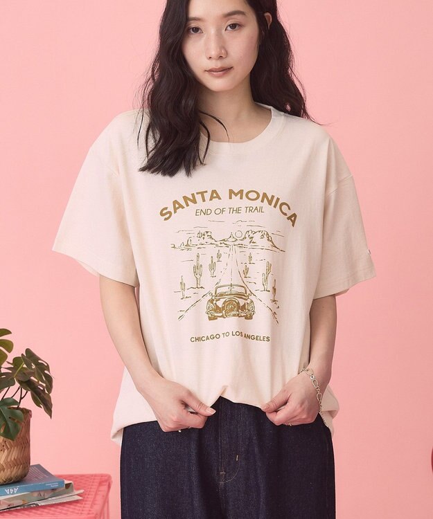 AMERICAN HOLIC 【PENNEY'S】アソートロゴTシャツ Ivory