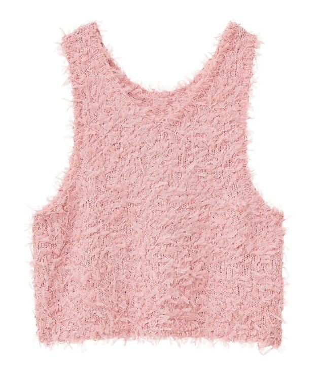 Green Parks ・ｓｗｉｎｇ　ｂｙ　２ｗａｙチュールヤーンベスト Pink