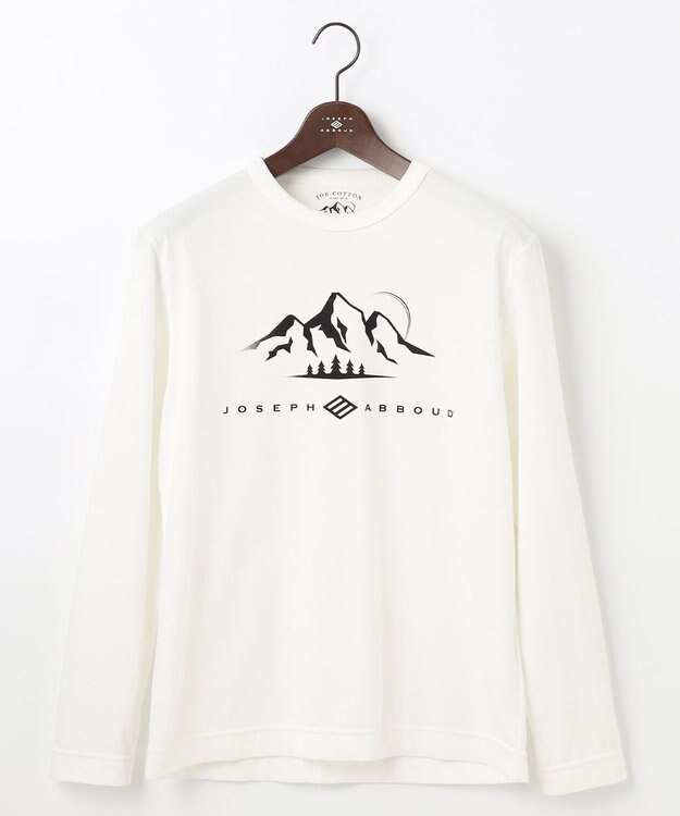 JOSEPH ABBOUD MOUNTAIN 【UNISEX】JOEコットンエアー カットソー ホワイト系