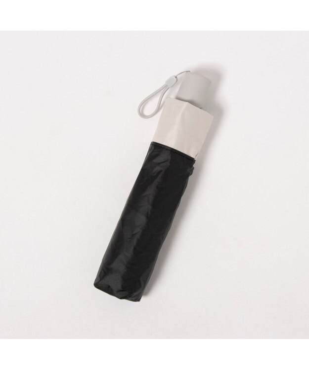 UNBILLION カシュネ cachenez / PU軽量バイカラー自動開閉3段折りたたみ傘 ブラック