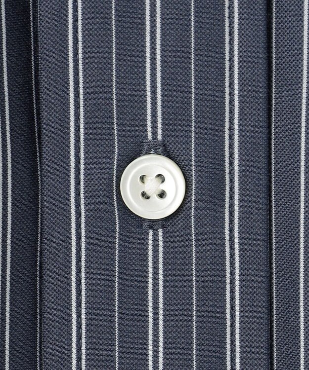 J.PRESS MEN KANEMASA マルチストライプジャージ シャツ ネイビー系1