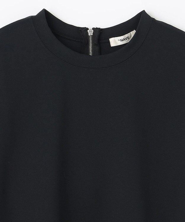 NAVE 【ReNAVE　UVカット・接触冷感・洗える】ボリュームスリーブジャージー ブラック