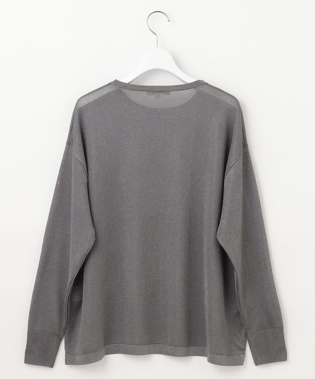 自由区 【洗える】シャイニールレックス ニット チャコール