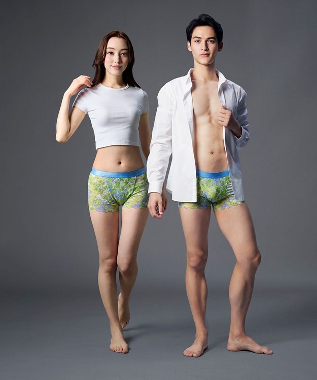 WACOAL MEN WACOAL MEN ユニセックス ボクサーパンツ 【レースボクサー】 通気性 すっきり設計(フロント) 前閉じ 下着 WT8823 /ワコールメン イエロー