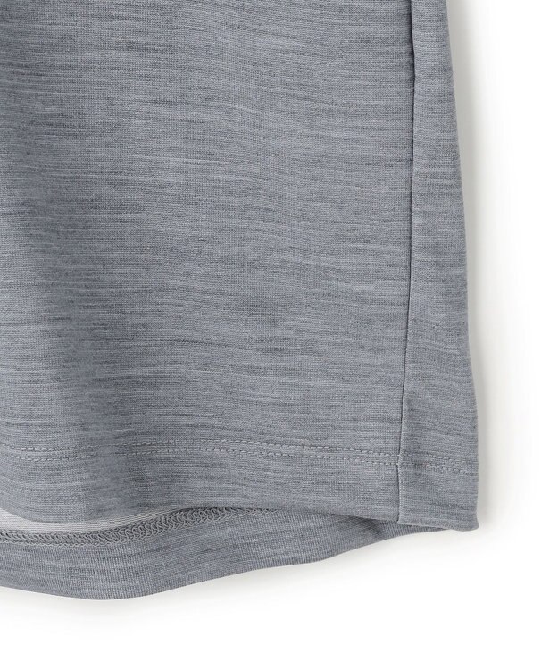 JOSEPH HOMME 【新色追加】ウールジャージーウォッシャブル　モックネックカットソー ライトグレー系