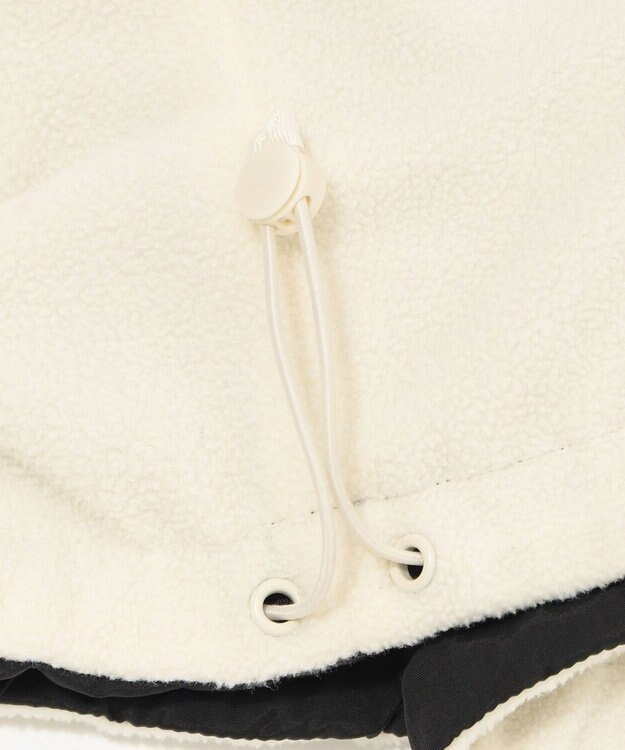 WEGO 【ユニセックス着用ITEM/リバーシブル/2WAY】リバーシブルフリースブルゾン ブラックその他