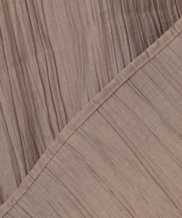 ANY L バルーンスリーブスキッパーブラウス モカ