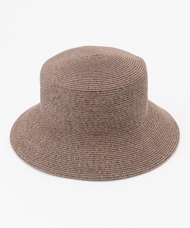 23区 【洗える】ペーパーブレード バケット ダークブラウン系