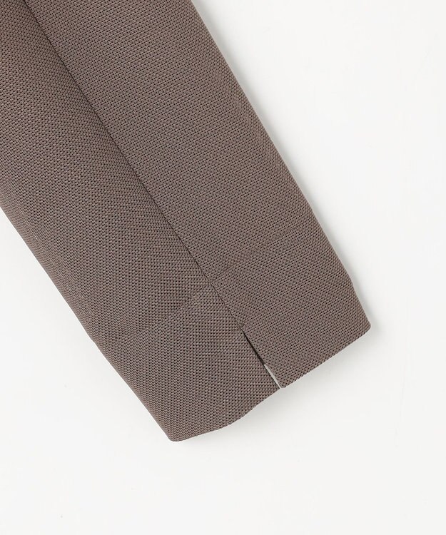 ANY SIS L シアーメッシュ ダブルジャケット モカグレー