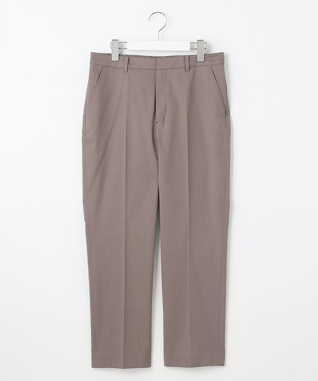 J.PRESS LADIES L 【WEB限定カラーあり・セットアップ対応・洗える・撥水・防汚】コットンFITTYシャーク テーパード パンツ ブラウン系