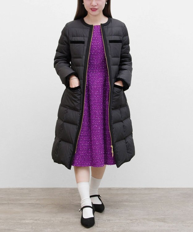 TOCCA COSMO NEW ロングダウンコート ブラック系