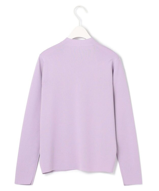 ICB 【WEB限定カラーあり・洗える】 シンセティックフルニードル Vネックプルオーバー ライトグレープ系