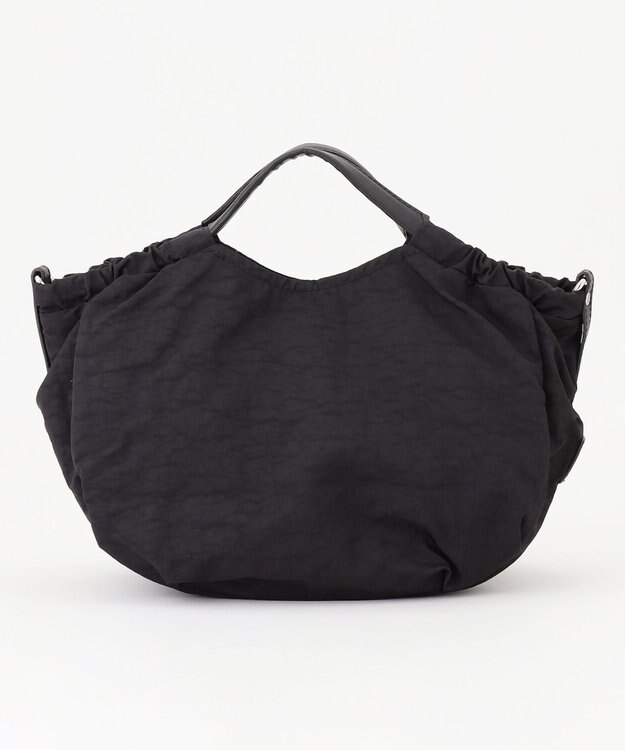 Y'SACCS 【Y’SACCS vous et】サイドギャザー2WAYトート Sサイズ ブラック