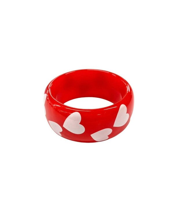 WEGO Lモチーフパターンアクリルバングル 柄5