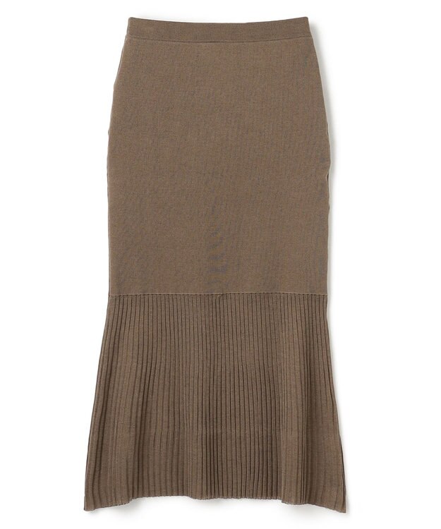 uncrave シアーニット コンビスカート モカ