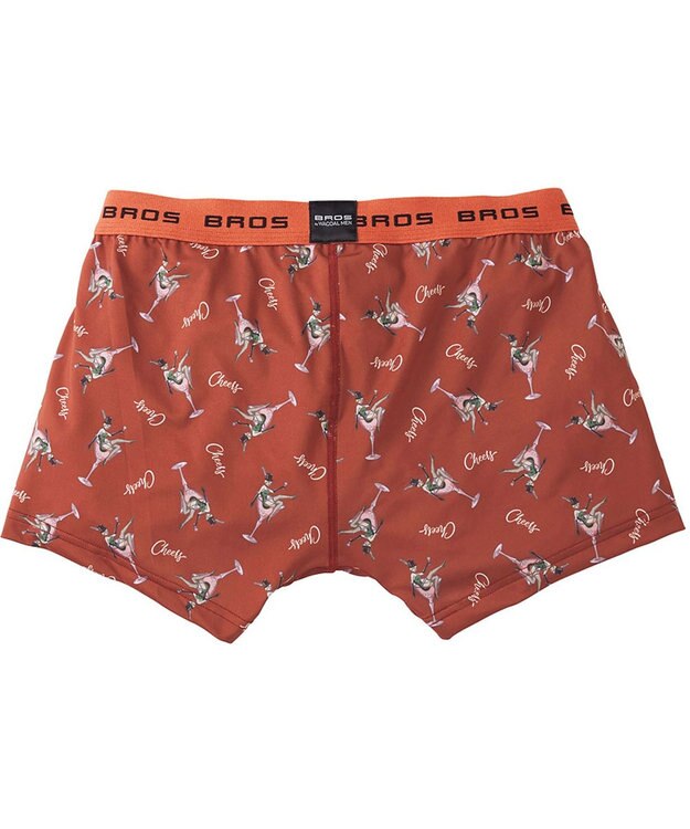 WACOAL MEN ボクサーパンツ【キモチ届けるパンツ】フロント快適設計 肌あたり軽減設計 前閉じ 下着 オリジナルメッセージカード付き GT3424 /ブロス バイ ワコールメン エンジ