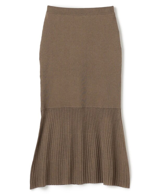 uncrave シアーニット コンビスカート モカ