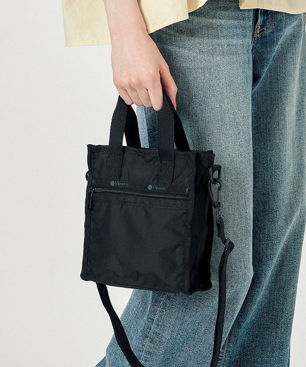 LeSportsac MINI N/S TOTE/リサイクルドブラックJP リサイクルドブラックJP