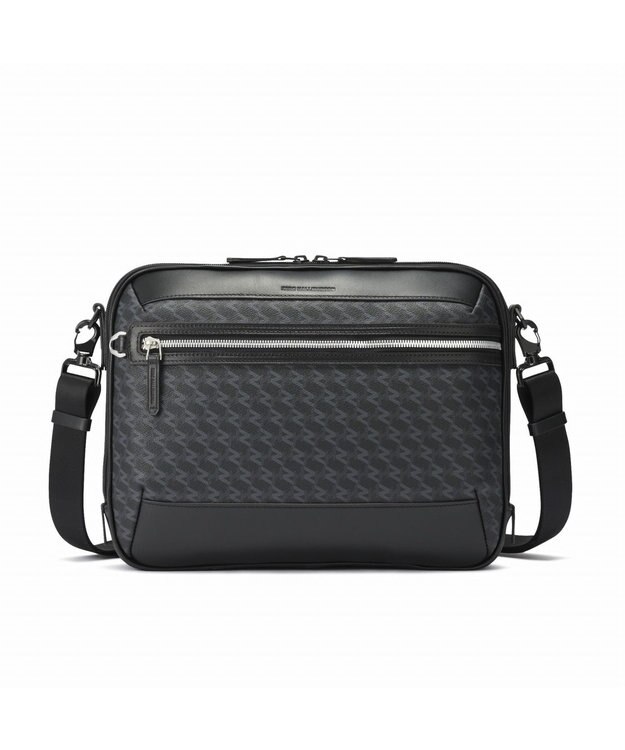 ZERO HALLIBURTON  ZH-モノグラム ショルダーバッグ 8L 670g 81522 ブラック