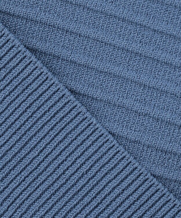 ICB 【洗える】レーヨンポリエステルタックニット スマルトブルー系