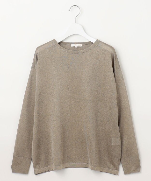 自由区 【洗える】シャイニールレックス ニット ベージュ